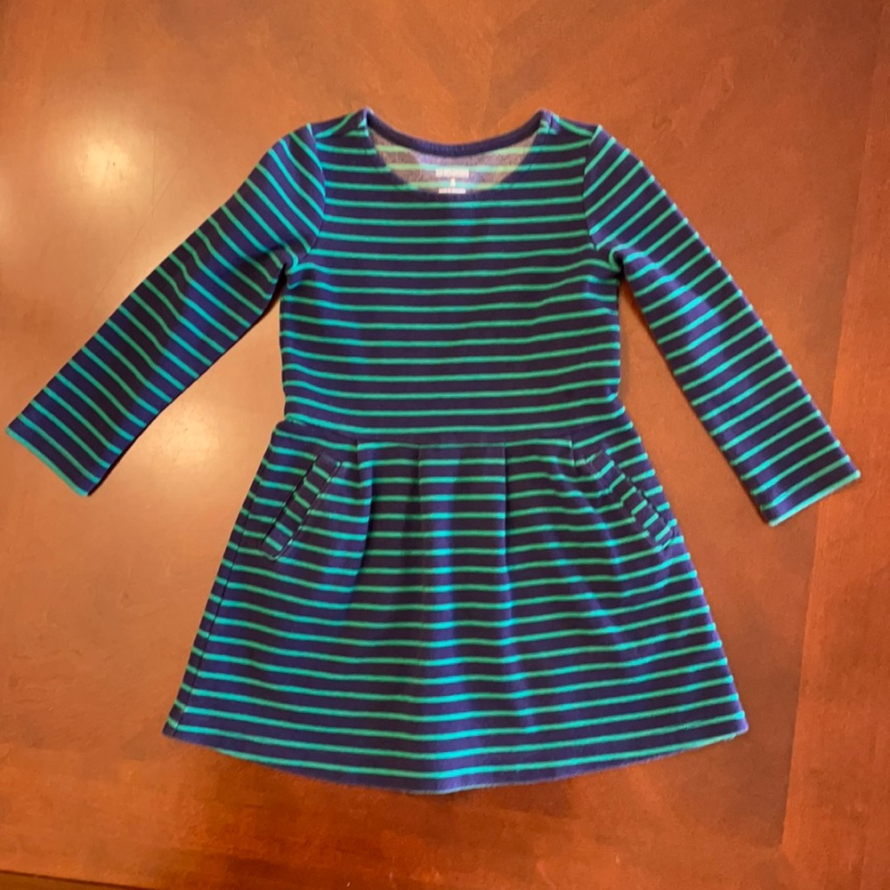 Gymboree Size 4 Navy/green dress